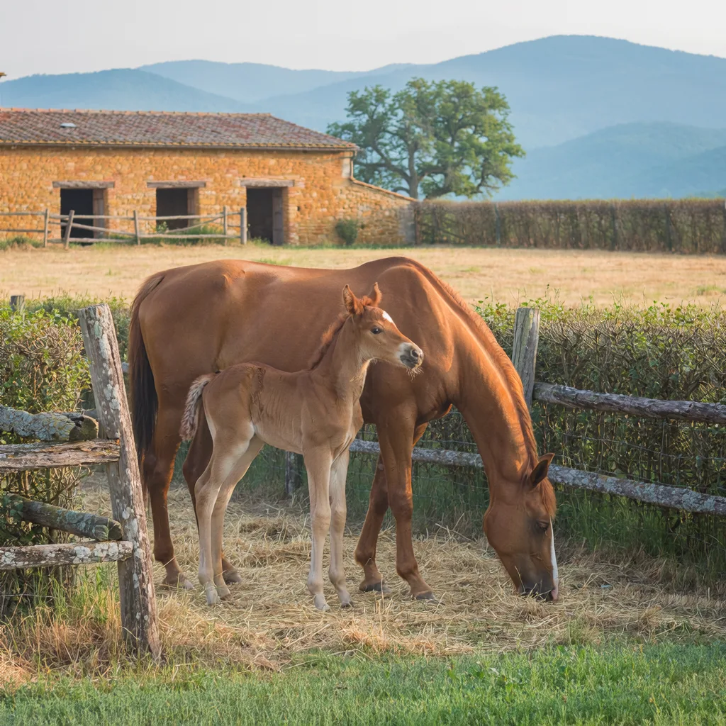 Élevage de chevaux, Centre équestre Les Chevaux de la Plaine, Sainte-Foy-Saint-Sulpice