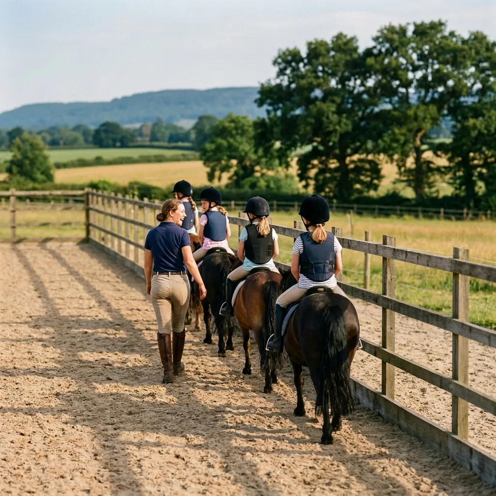 Cours de poney à Sainte-Foy-Saint-Sulpice, Loire